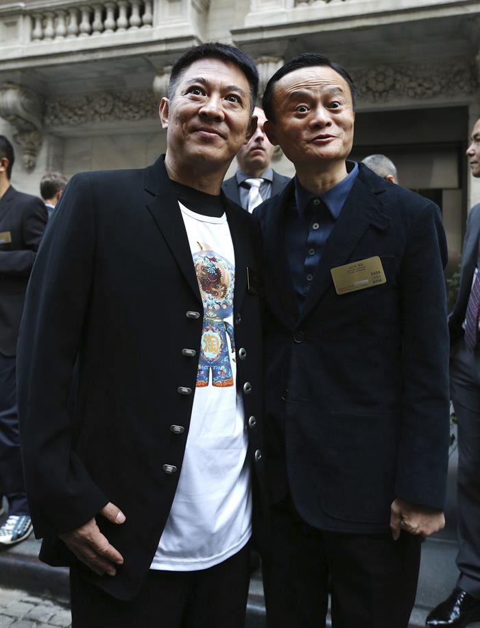  SkÃ¥despelaren Jet Li och tycoon Jack Ma gÃ¥r med fÃ¶r att ta Taichi till OS