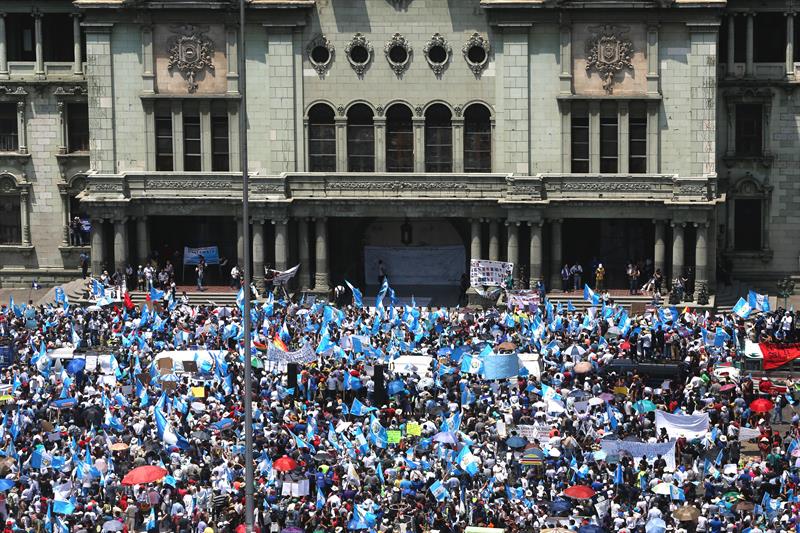  De civila sektorerna kommer att protestera mot president Guatemalas president