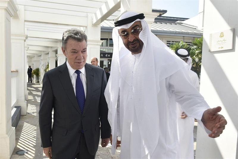  Colombias president sÃ¶ker marknader och investerare i Emiraten